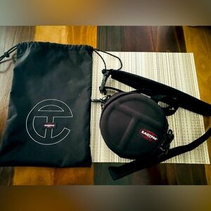 Telfar Eastpak Crossbody bag in black.